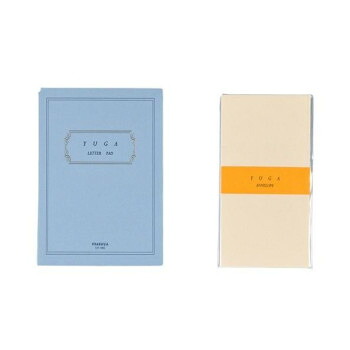 満寿屋 洋便箋 YUGA 縦罫 YB1+洋封筒 YUGA E2 各5冊セット【お寄せ品、返品キャンセル不可。欠品終売時連絡あり】