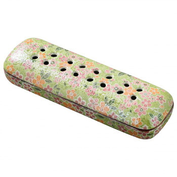 花影 寝かせる線香皿 有田焼 大 小花 32s687005r072【お寄せ品、返品キャンセル不可。欠品終売時連絡あり】