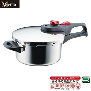 「マイクレストII」片手翦断応力鍋18珊 MT-P18S【お寄せ品、返品取りやめる不可。欠品終売時申しつたえるあり】 鍋-圧力鍋-キッチン用品・食器・調理器具