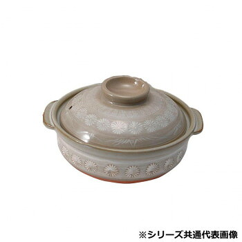 M3004 三島 7号鍋 萬古焼【お寄せ品、返品キャンセル不可。欠品終売時連絡あり】