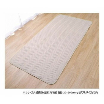 ベッドパッド 消臭 四隅ゴムバンド付き セミダブル 120×200cm 1587049【お寄せ品、返品キャンセル不可。欠品終売時連絡あり】