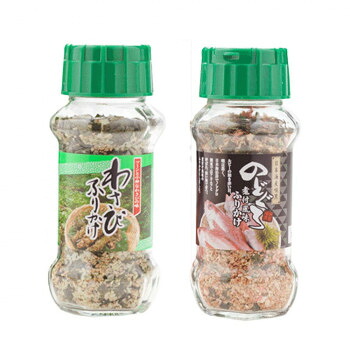 【直送品】みなり わさびふりかけ 85g・のどぐろ煮付風味ふりかけ 85g 各15個セット【お寄せ品、返品キャンセル不可。欠品終売時連絡あり】|ヘルシー救急BOX