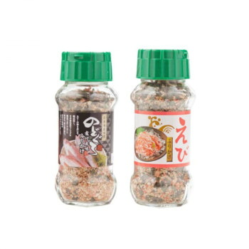 【直送品】みなり えびふりかけ 85g・のどぐろ煮付風味ふりかけ 85g　各15個セット【お寄せ品、返品キャンセル不可。欠品終売時連絡あり】｜ヘルシー救急ＢＯＸ