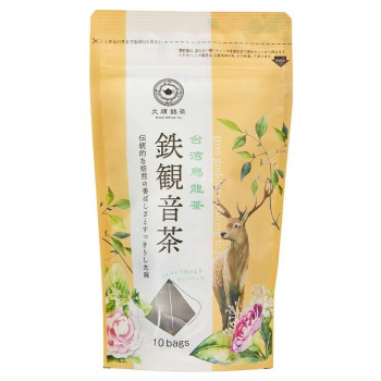 【直送品】久順銘茶　1杯用ティーバッグ　中国茶 鉄観音茶　てっかんのんちゃ (2g×10P)　12個セット 674【お寄せ品、返品キャンセル不可。欠品終売時連絡あり】
