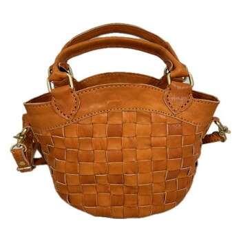 zucchero BAQETTE 井戸釣瓶 2WAY ショルダーバッグ 赤銅色 40041【お寄せ品、返品取りやめる不可。欠品終売時申しつたえるあり】