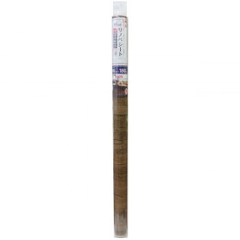 【メーカー直送（大型）】貼ってはがせる 床用リノベシート ブラウン(アンティーク木) 90cm×180cm REN-03【お寄せ品、返品キャンセル不可。欠品終売時連絡あり】