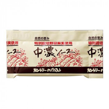 【直送品】タカハシソース　カントリーハーヴェスト 中濃ソース 15g　800個(100&times;8)　013274【お寄せ品、返品キャンセル不可。欠品終売時連絡あり】｜ヘルシー救急ＢＯＸ