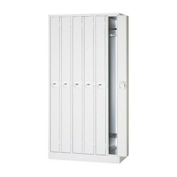 【直送品】スリムタイプロッカー(ダイヤル錠) ホワイトタイプ 6人用 6列1段 ALPSホワイト色 COM-SWKL-6S【お寄せ品、返品キャンセル不可。欠品終売時連絡あり】