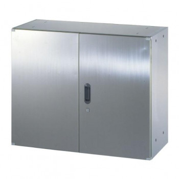 【直送品】壁面収納家具 ステンレス収納庫 両開戸 H720/D500 棚板1枚付 COM-STH5-7【お寄せ品、返品キャンセル不可。欠品終売時連絡あり】|ヘルシー救急BOX