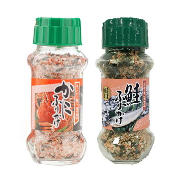 【直送品】みなり かにふりかけ 85g・鮭ふりかけ 85g 各15個セット【お寄せ品、返品キャンセル不可。欠品終売時連絡あり】|ヘルシー救急BOX