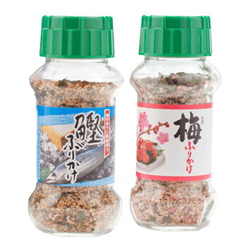 【直送品】みなり 鰹ふりかけ 80g・梅ふりかけ 85g 各15個セット【お寄せ品、返品キャンセル不可。欠品終売時連絡あり】|ヘルシー救急BOX