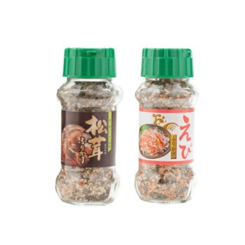 【直送品】みなり 松茸ふりかけ 85g・えびふりかけ 85g 各15個セット【お寄せ品、返品キャンセル不可。欠品終売時連絡あり】|ヘルシー救急BOX