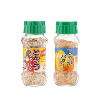 【直送品】みなり じゃがバターふりかけ 65g・とんこつラーメンふりかけ 80g 各15個セット【お寄せ品、返品キャンセル不可。欠品終売時連絡あり】|ヘルシー救急BOX