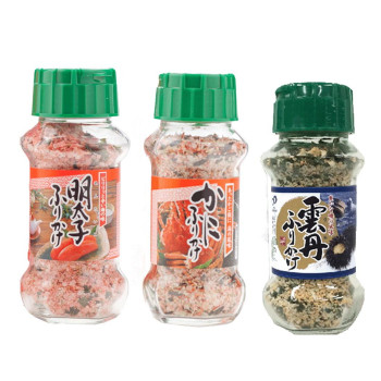 【直送品】みなり 明太子ふりかけ 85g・かにふりかけ 85g・雲丹ふりかけ 85g　各10個セット【お寄せ品、返品キャンセル不可。欠品終売時連絡あり】｜ヘルシー救急ＢＯＸ