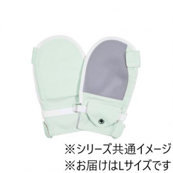 フドーてぶくろ 横入れ グリーン L 106745【お寄せ品、返品キャンセル不可。欠品終売時連絡あり】