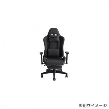 【直送品】東馬(TOHMA) SeAGA-04 ゲーミングチェア GY 薄墨色 54677660【お寄せ品、返品とり止める不可。欠品終売時申しつたえるあり】