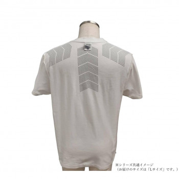 ケアオール　ポリエステルTシャツ　プレミアムショルダープラス　L　ホワイト　ECR-560153【お寄せ品、返品キャンセル不可。欠品終売時連絡あり】