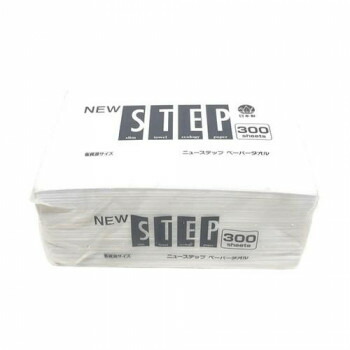 【メーカー直送（大型）】太洋紙業 6363 ペーパータオル NEWステップ (300枚)×36入【お寄せ品、返品キャンセル不可。欠品終売時連絡あり】