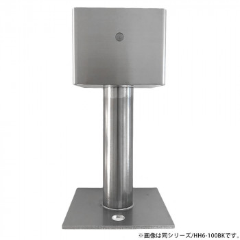 【直送品】KGY(ケイ・ジー・ワイ工業)　ステンレス柱受　ボルト式　90角　HH6-090BK【お寄せ品、返品キャンセル不可。欠品終売時連絡あり】