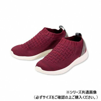 マリアンヌ製靴 ストレッチニットスニーカーWG140 ワイン M WG140【お寄せ品、返品キャンセル不可。欠品終売時連絡あり】