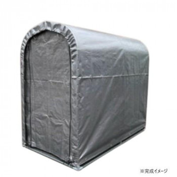 【直送品】南榮工業 サイクルハウス 2台用エントリータイプ(SVU) シルバーユー【お寄せ品、返品キャンセル不可。欠品終売時連絡あり】