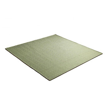 【直送品】カーム ジャガードラグ 185&times;185cm グリーン 1293290125502【お寄せ品、返品キャンセル不可。欠品終売時連絡あり】｜ヘルシー救急ＢＯＸ