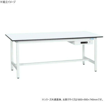 【直送品】サカエ 軽量作業台KAタイプ キャビネット1段付 抗菌加工 1800×900×740mm KA-189AMW【お寄せ品、返品キャンセル不可。欠品終売時連絡あり】|ヘルシー救急BOX