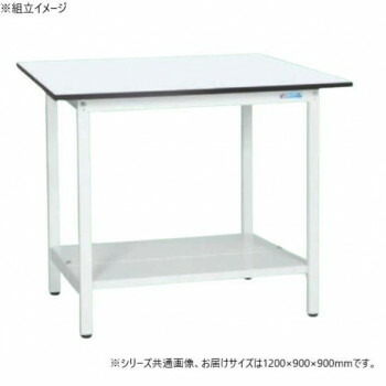 【直送品】サカエ 軽量立作業台KADタイプ 抗菌加工 1200×900×900mm KAD-129TMW【お寄せ品、返品キャンセル不可。欠品終売時連絡あり】