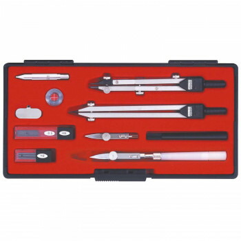 KD型機械製図器 SE 12品組A 烏口入り口・入口 1-730-7023【お寄せ品、返品とり止める不可。欠品終売時申しつたえるあり】
