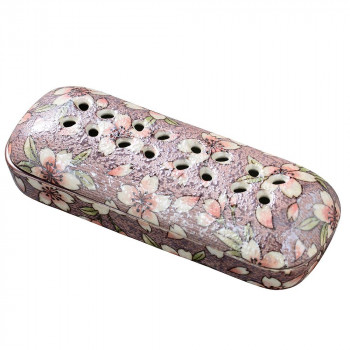 有田焼 花摘 寝かせる線香皿 小 桜ろまん【お寄せ品、返品キャンセル不可。欠品終売時連絡あり】