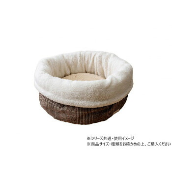【メーカー直送（大型）】バラン ペットクッション スクエアL 54×37cm ブラウン 1410320025626【お寄せ品、返品キャンセル不可。欠品終売時連絡あり】