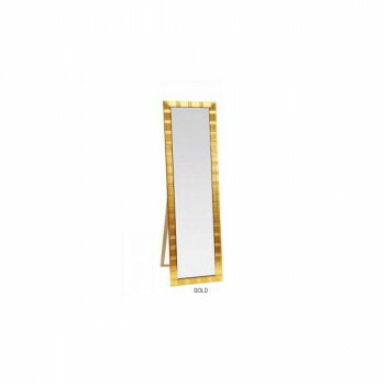【メーカー直送（大型）】（新）HJ（Hand made in Japan）ミラー（4尺スタンド付）飛散防止付　GOLD・10656【お寄せ品、返品キャンセル不可。欠品終売時連絡あり】