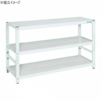 【直送品】サカエ ラック高さ調整タイプ 1500×550×900mm パールホワイト 3段タイプ TSTN2-1590W【お寄せ品、返品キャンセル不可。欠品終売時連絡あり】