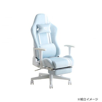 【直送品】東馬(TOHMA) SeAGAgirl(セアガール) ゲーミングチェア BL ブルー 54682080【お寄せ品、返品キャンセル不可。欠品終売時連絡あり】