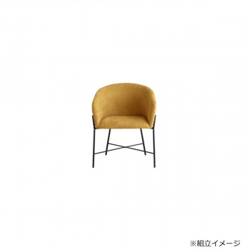【直送品】東馬(TOHMA) TRT(トリート) チェア YE イエロー 54682180【お寄せ品、返品キャンセル不可。欠品終売時連絡あり】