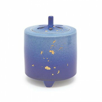日本香堂 香炉 3号 釉彩金箔 九谷焼 78032【お寄せ品、返品キャンセル不可。欠品終売時連絡あり】