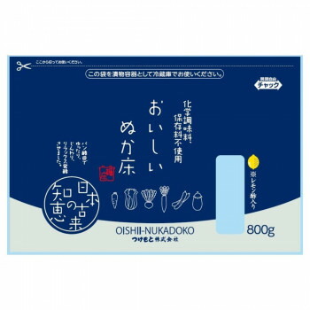 つけもと おいしいぬか床パック 800g×8個【お寄せ品、返品キャンセル不可。欠品終売時連絡あり】