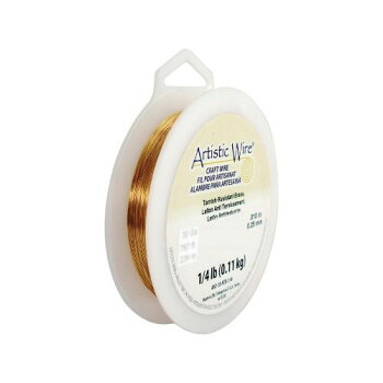 【メール便】 Artistic Wire(アーティスティックワイヤー) ロングスプールス(業務用) ノンターニッシュブラス 0.3mm×約151m 28【お寄せ品、返品キャンセル不可。欠品終売時連絡あり】