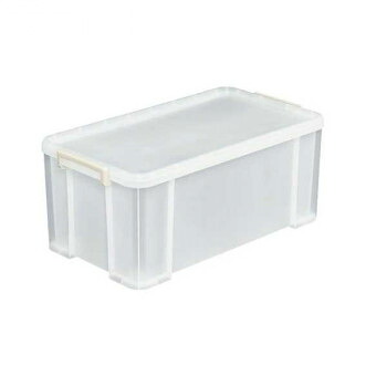 【直送品】収納用品 natura(ナチュラ) トラックス 72L クリア 2個組 NTK-72LCL【お寄せ品、返品キャンセル不可。欠品終売時連絡あり】|ヘルシー救急BOX