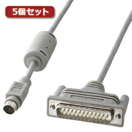 【5個仕掛ける】 サンワサプライ RS-232C有線テレビMacintosh相応う(禾穀類界面用・2m) KRS-406M2KX5【取り寄せ品とり止める返品不可、割り引き不可】