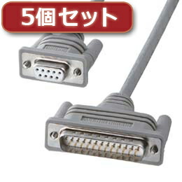 【5個仕掛ける】 サンワサプライ RS-232C有線テレビ KRS-423XF3KX5【取り寄せ品取りやめる返品不可、銀行割引不可】