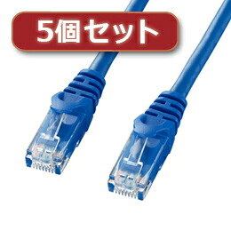 【5個仕掛ける】 サンワサプライ 科目6UTPLAN有線テレビ 天使の都市-Y6-15BLX5【取り寄せ品取りやめる返品不可、銀行割引不可】