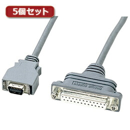 【5個セット】 サンワサプライ RS-232CケーブルNECPC9821ノート対応(周辺機器変換用・0.2m) KRS-HA1502FKX5【取り寄せ品キャンセル返品不可、割引不可】|ヘルシー救急BOX