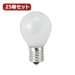 YAZAWA クリプトンミニランプ 40W形 口金E17 フロスト25個セット KS351736FX25【割引サービス不可、取り寄せ品キャンセル返品不可、突然終了欠品あり】｜ヘルシー救急ＢＯＸ