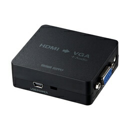 サンワサプライ　HDMI信号VGA変換コンバーター　VGA-CVHD1 【倉庫直送h】【突然終了欠品あり】