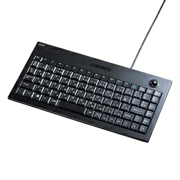 サンワサプライ トラックボール鍵盤 SKB-TR03BK【バス発着場直送h】【突然為し終える欠品あり】