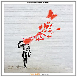 Digital Oasis Visual Sonic アートパネルBluetoothスピーカー Banksy [BDLD-1907-009] BDLD-1907-009【倉庫直送h】【突然終了欠品あり】｜ヘルシー救急ＢＯＸ 27,216円
