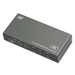 ラトックシステム 入力切替機能付HDMI分配器(ダウンスケール対応) RS-HDSP22-4K 【倉庫直送h】【突然終了欠品あり】