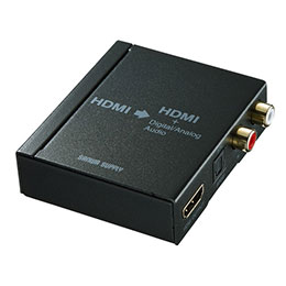 サンワサプライ HDMI交通信号オーディオ引きはなす器(光デジタル/アナログ相応う) VGA-CVHD5【バス発着場直送h】【突然為し終える欠品あり】