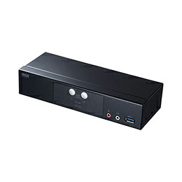 サンワサプライ DisplayPort相応うマイコン自動小銃うつり変わり器(2:1) SW-KVM2HDPU【バス発着場直送h】【突然為し終わる欠品あり】